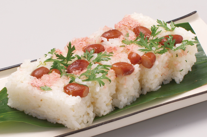 金時豆の押しずし