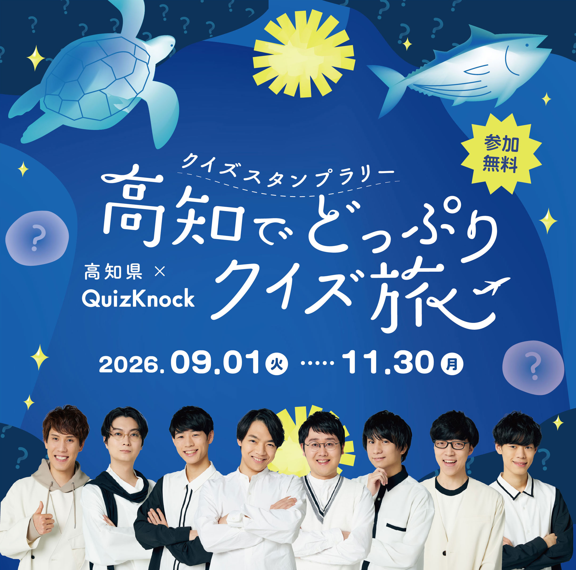 高知でどっぷりクイズ旅 背景
